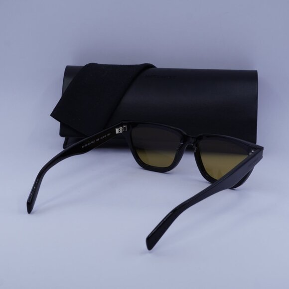 Saint Laurent SL462SULPICE 009 Cat Eye Sunglasses - Black/Yellow - Picture 12 of 12